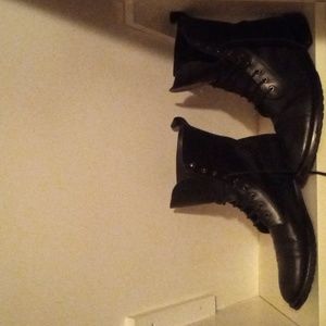 Black Tag Men Leather Tactical Combat Military Boots